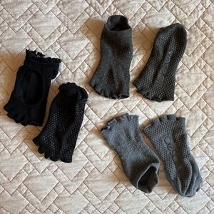 Toesox pilates grip sock bundle